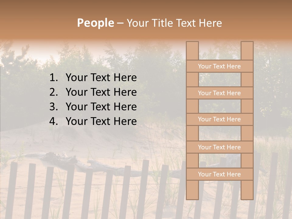 Lauderdale Tanning Beachwalk PowerPoint Template