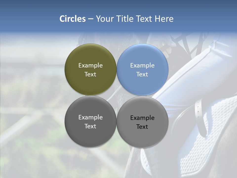 Action Ride Trained PowerPoint Template
