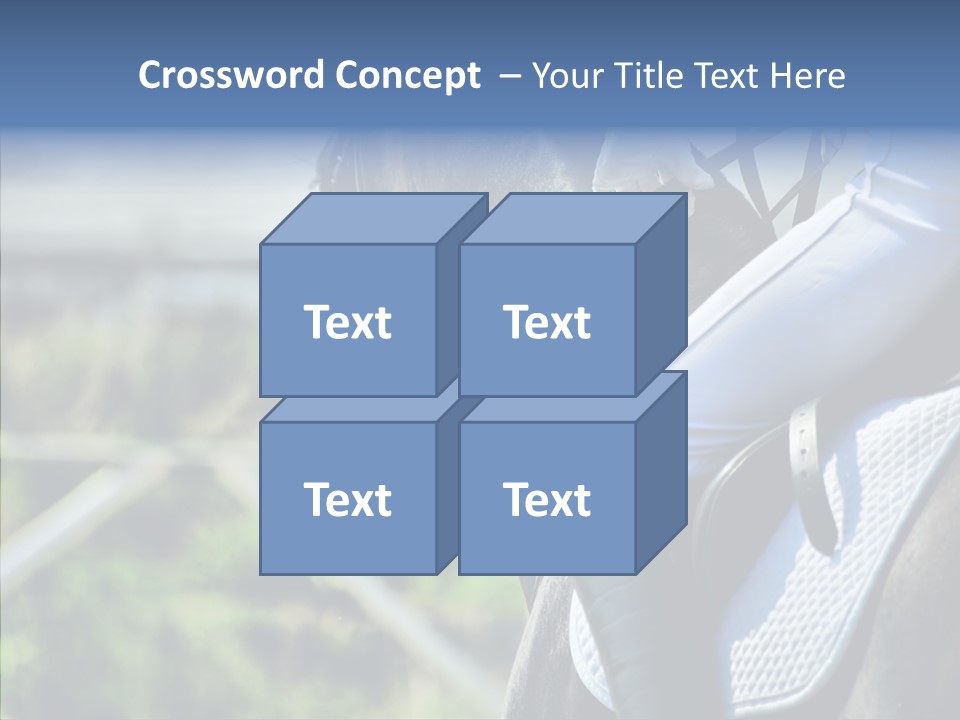 Action Ride Trained PowerPoint Template