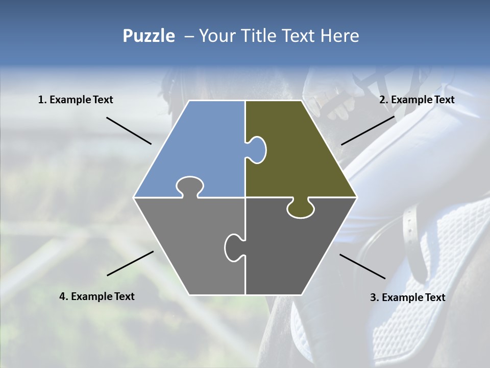 Action Ride Trained PowerPoint Template