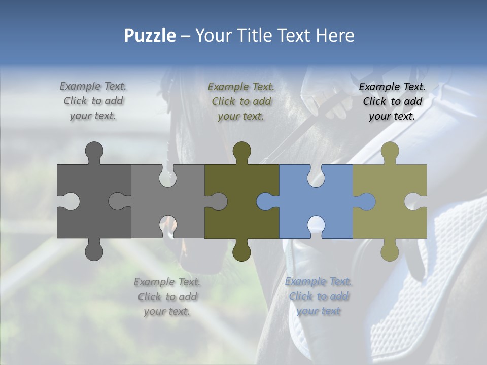 Action Ride Trained PowerPoint Template