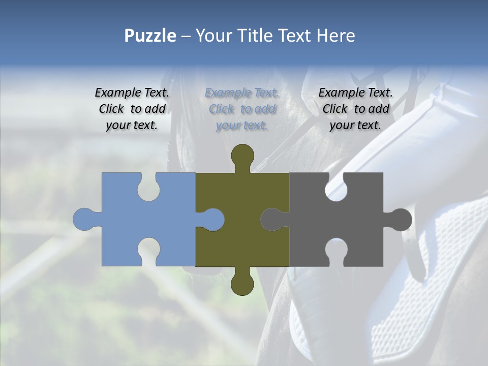 Action Ride Trained PowerPoint Template