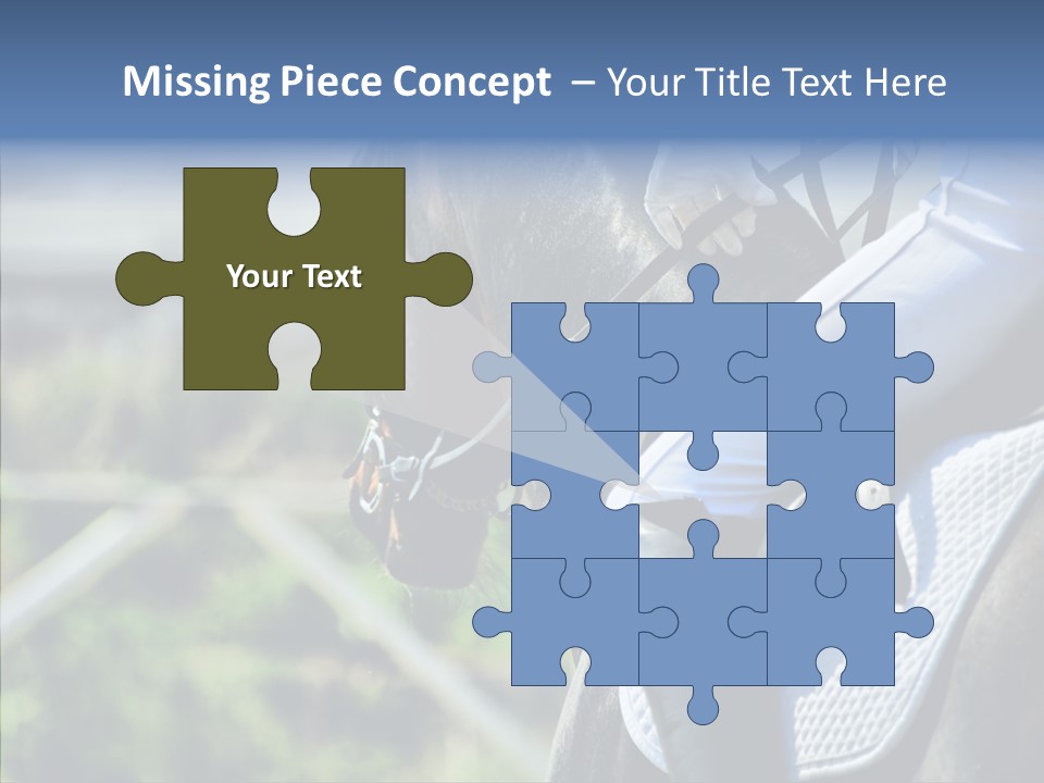 Action Ride Trained PowerPoint Template