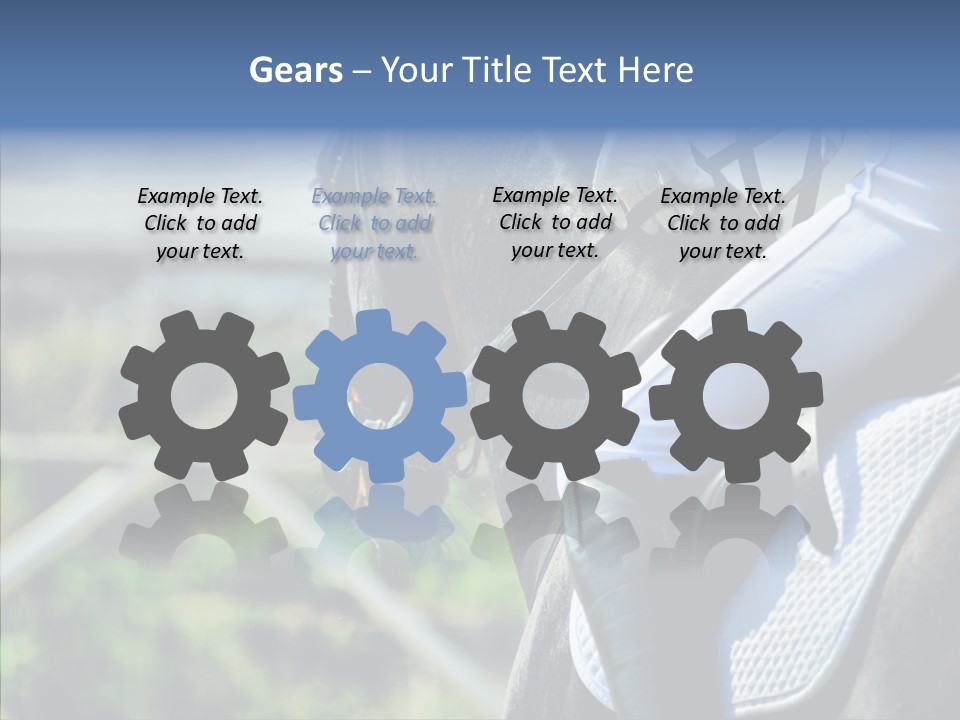 Action Ride Trained PowerPoint Template