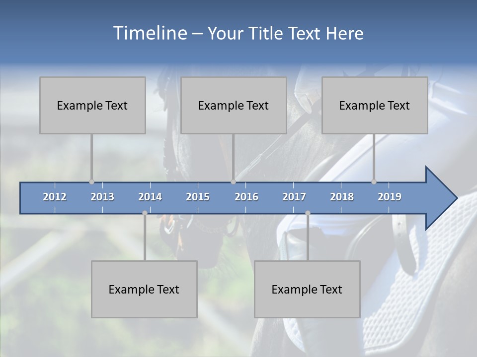 Action Ride Trained PowerPoint Template
