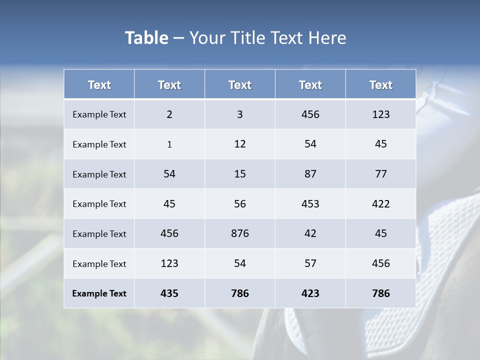Action Ride Trained PowerPoint Template