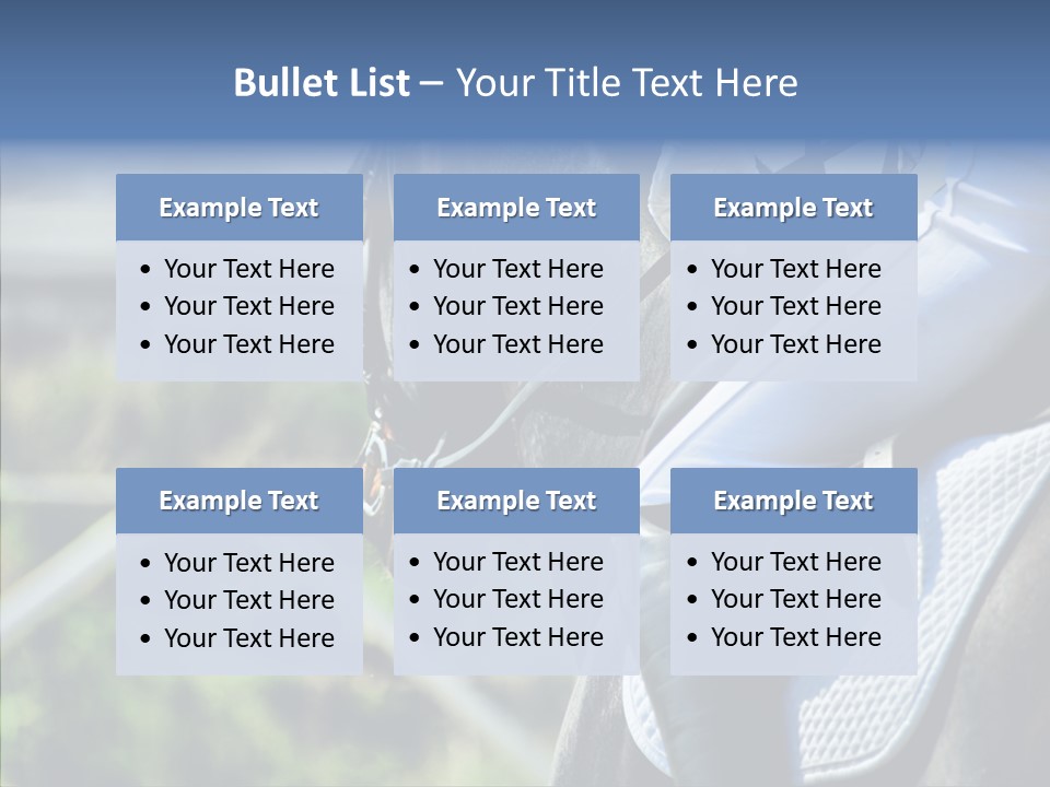 Action Ride Trained PowerPoint Template