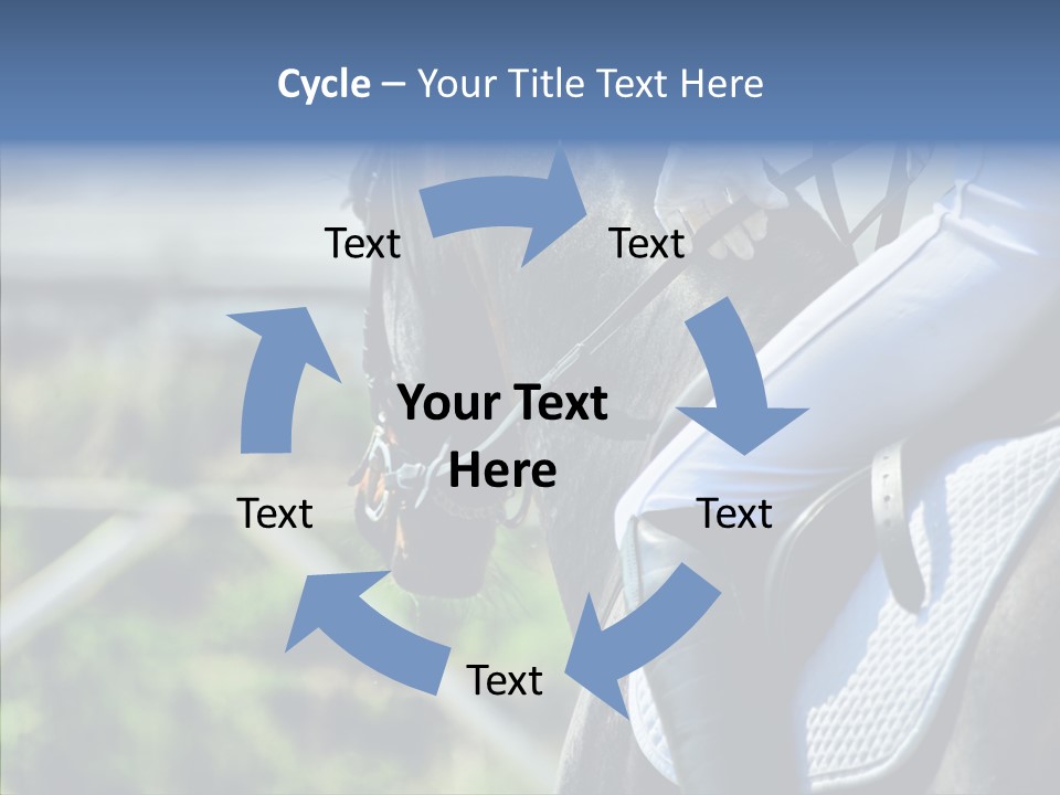 Action Ride Trained PowerPoint Template
