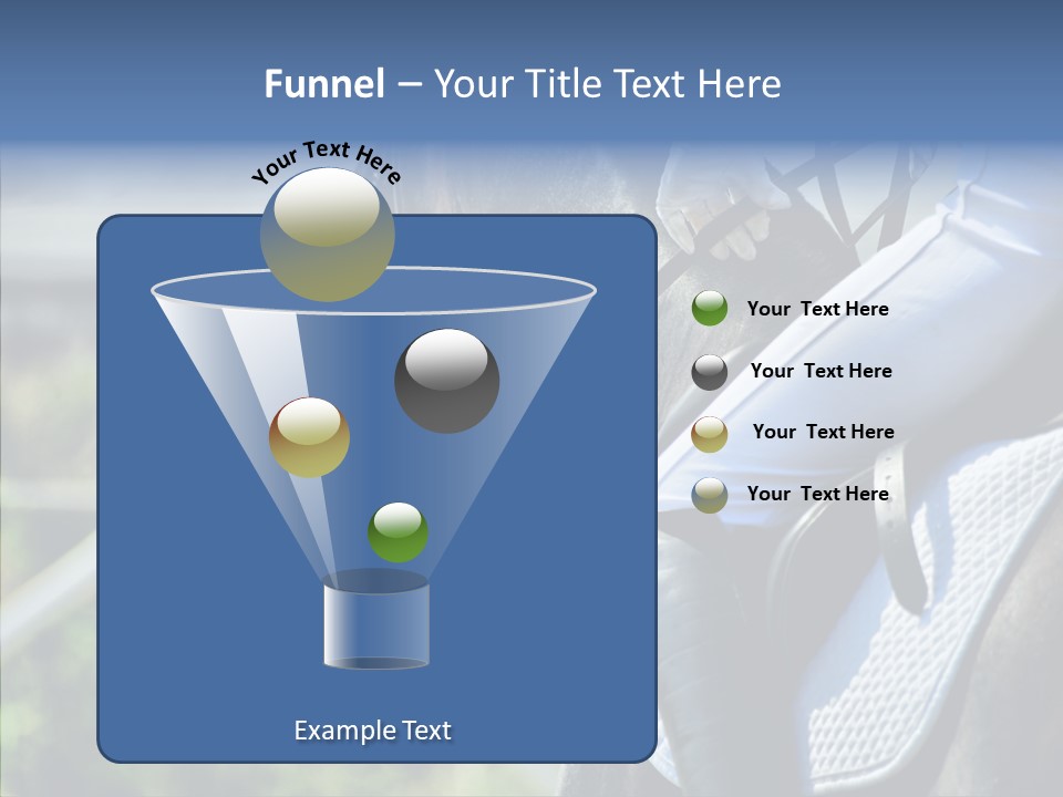 Action Ride Trained PowerPoint Template