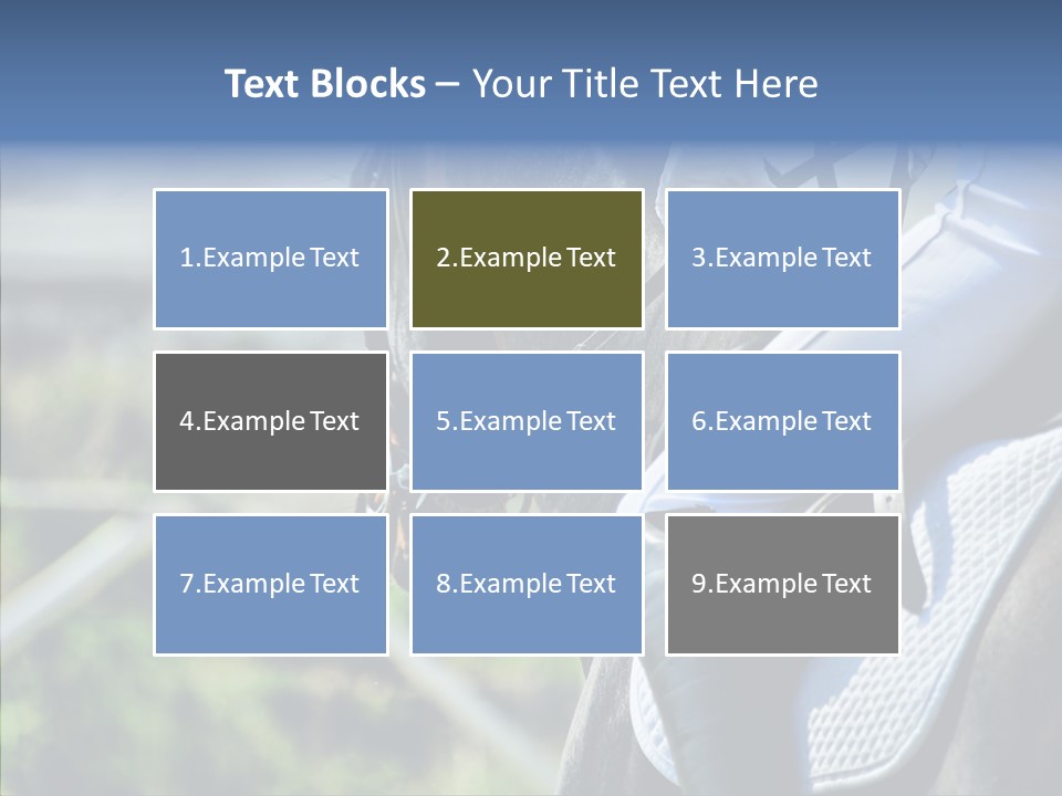 Action Ride Trained PowerPoint Template