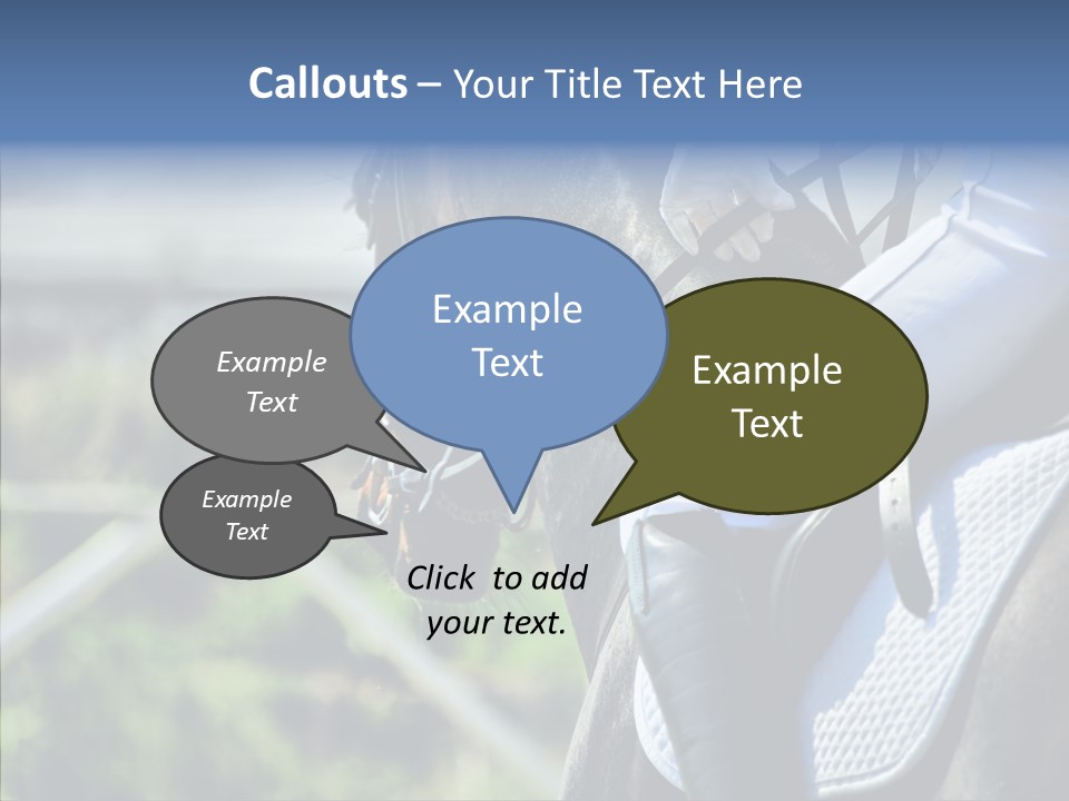 Action Ride Trained PowerPoint Template