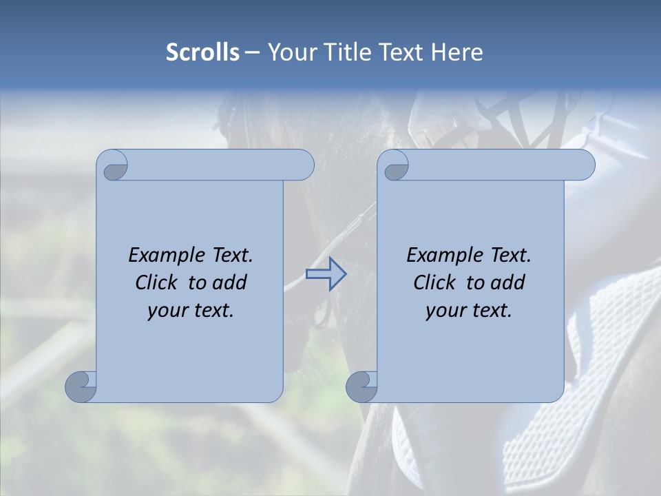 Action Ride Trained PowerPoint Template