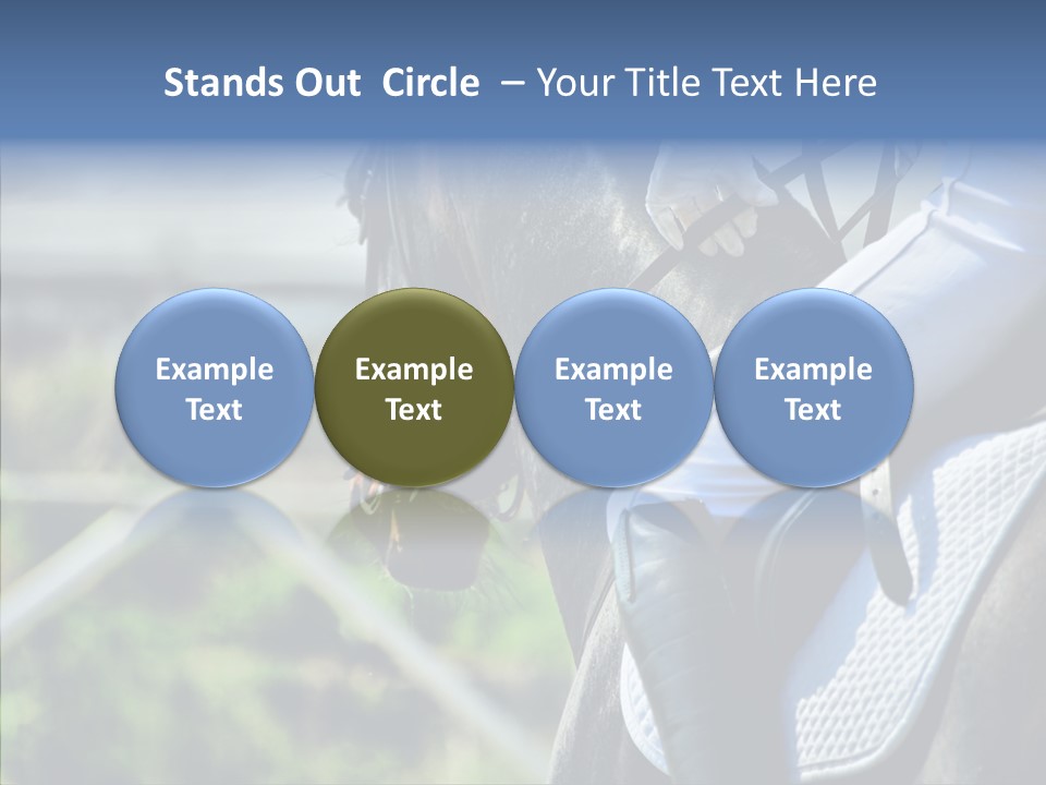Action Ride Trained PowerPoint Template