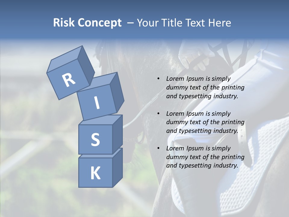 Action Ride Trained PowerPoint Template