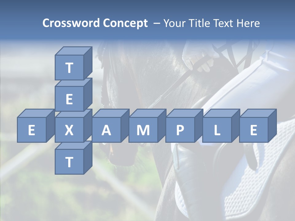 Action Ride Trained PowerPoint Template