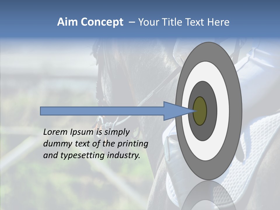 Action Ride Trained PowerPoint Template