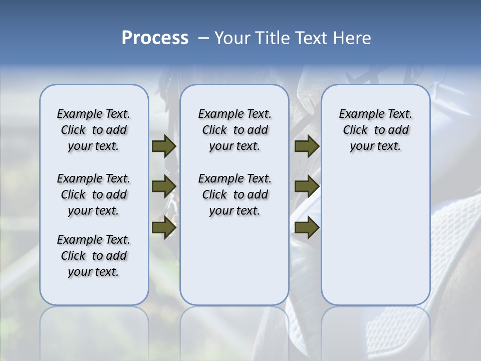 Action Ride Trained PowerPoint Template