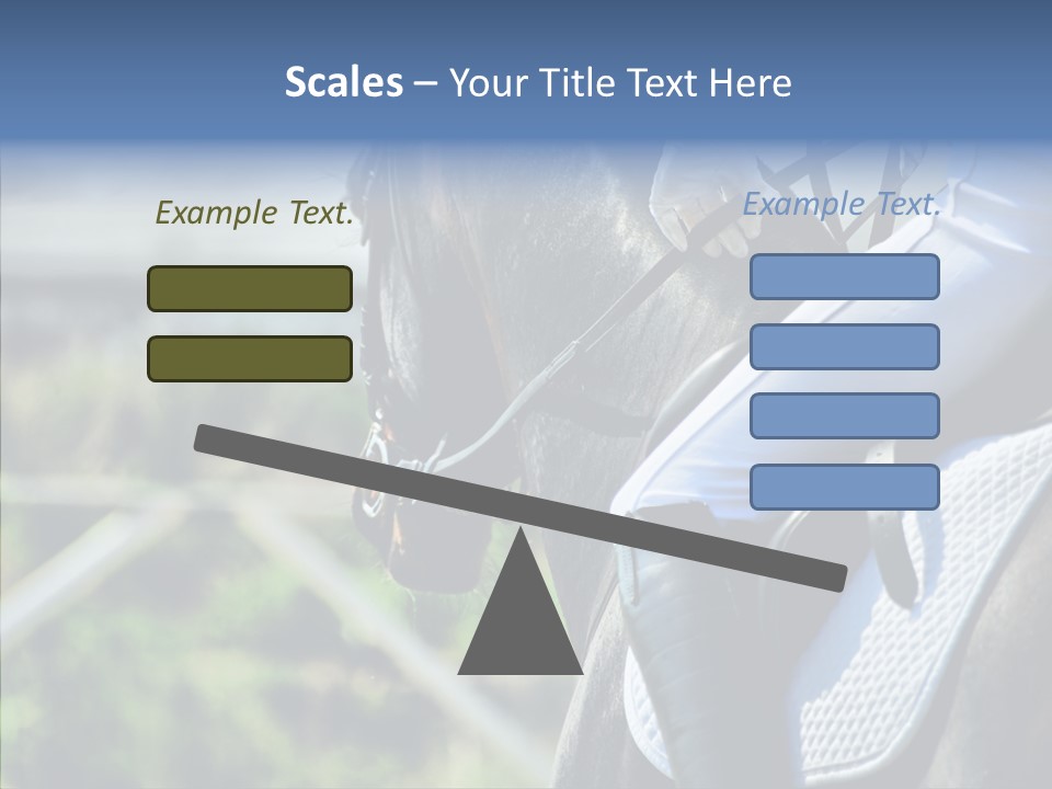 Action Ride Trained PowerPoint Template