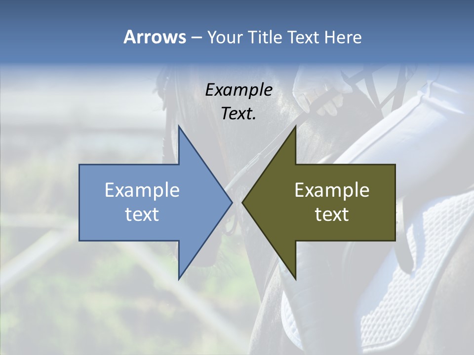 Action Ride Trained PowerPoint Template
