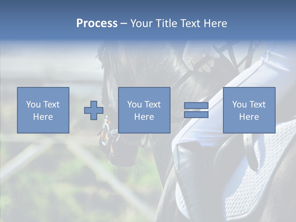 Action Ride Trained PowerPoint Template