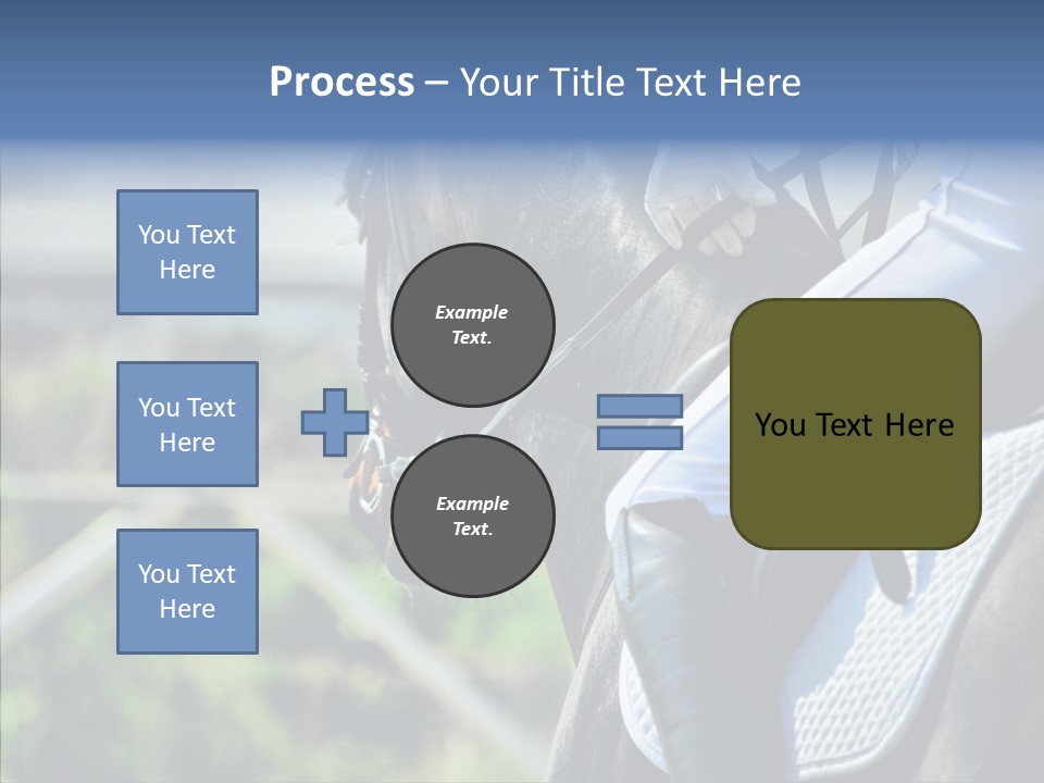 Action Ride Trained PowerPoint Template