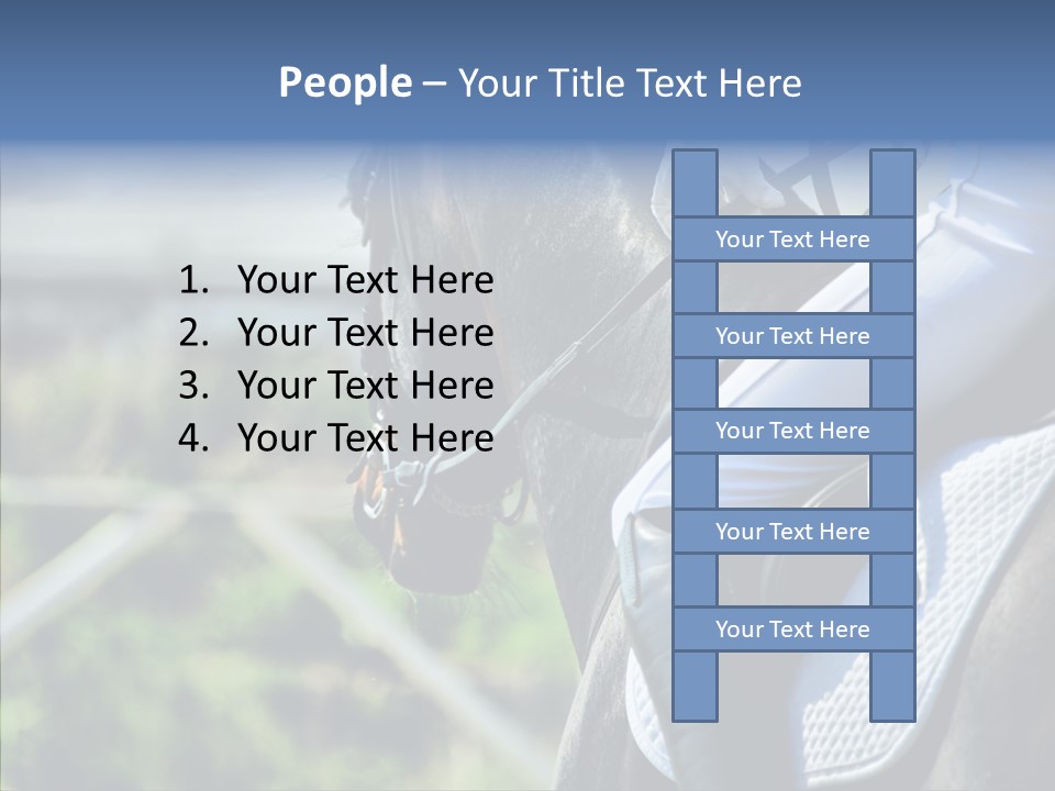 Action Ride Trained PowerPoint Template