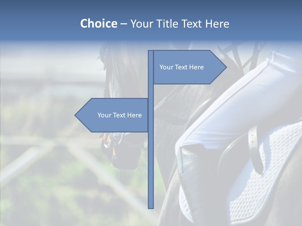 Action Ride Trained PowerPoint Template