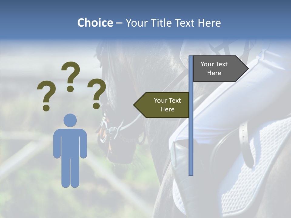 Action Ride Trained PowerPoint Template