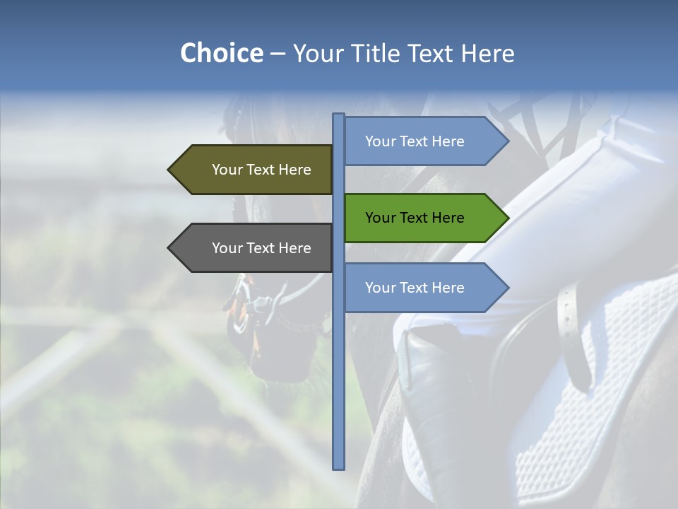 Action Ride Trained PowerPoint Template