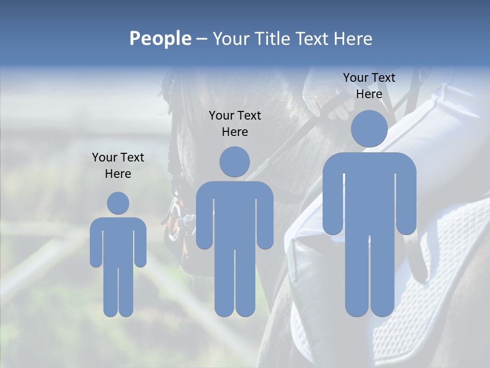 Action Ride Trained PowerPoint Template