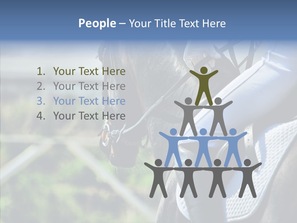 Action Ride Trained PowerPoint Template