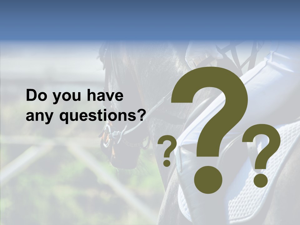 Action Ride Trained PowerPoint Template