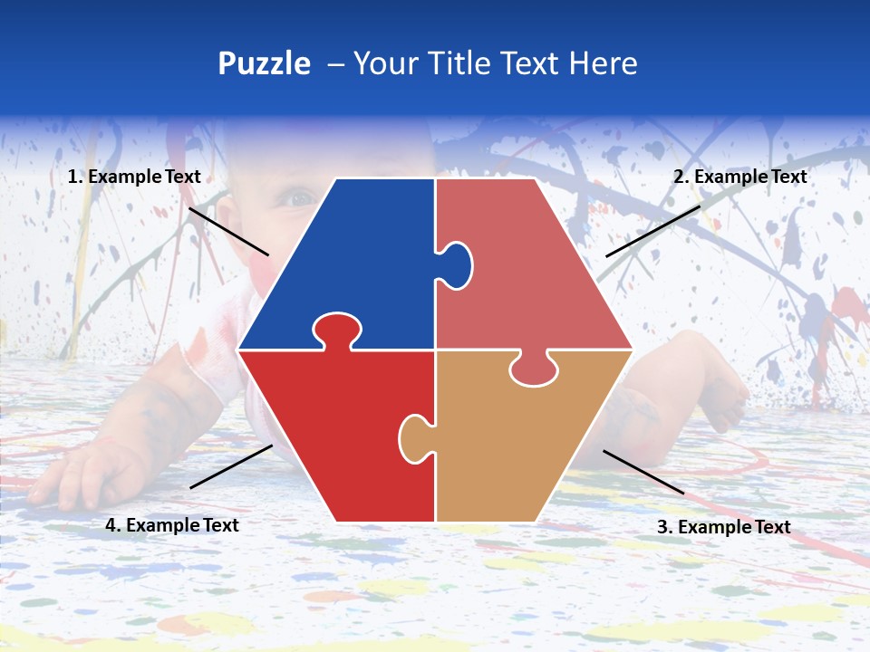 Smile Art Infant PowerPoint Template