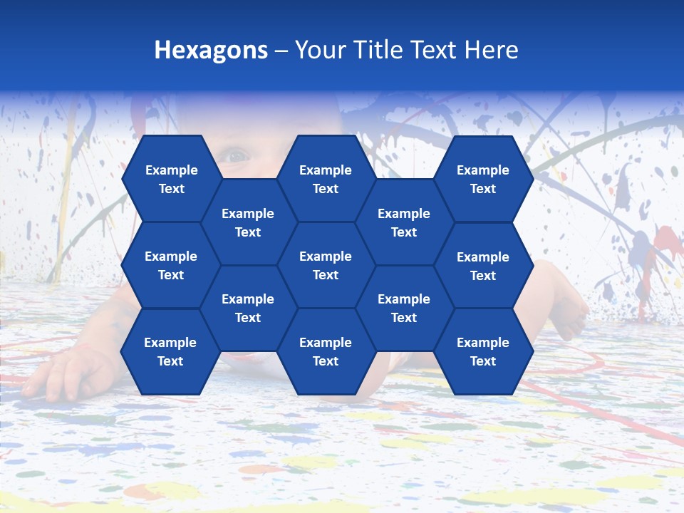 Smile Art Infant PowerPoint Template