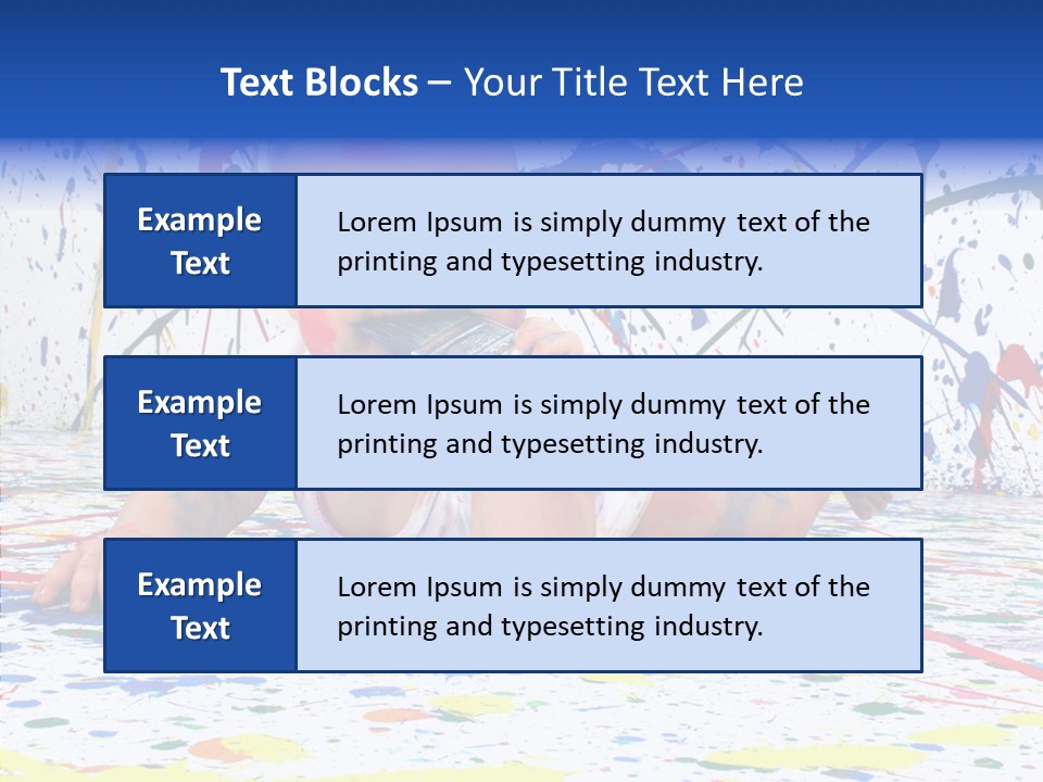 Smile Art Infant PowerPoint Template