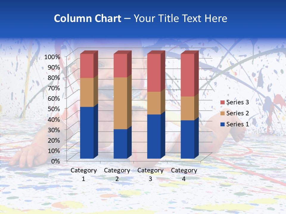 Smile Art Infant PowerPoint Template