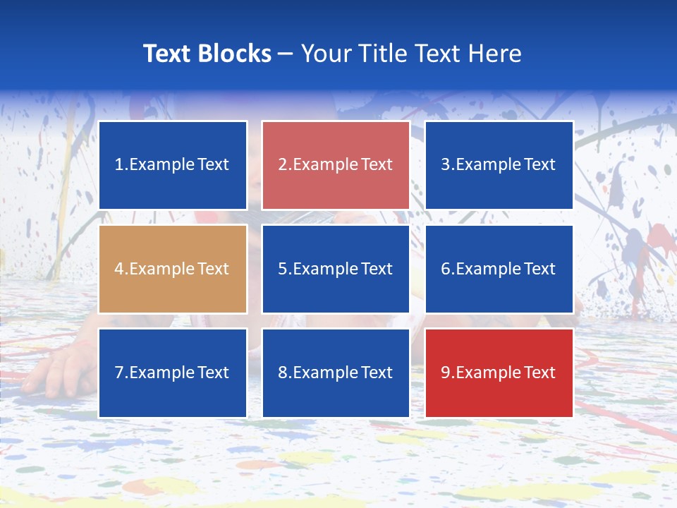 Smile Art Infant PowerPoint Template