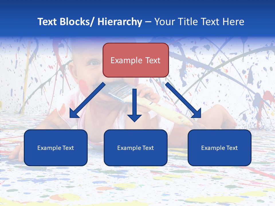 Smile Art Infant PowerPoint Template