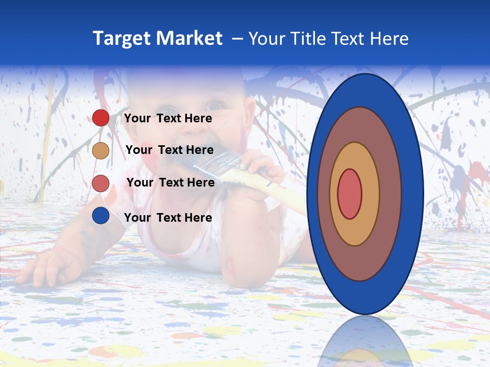 Smile Art Infant PowerPoint Template