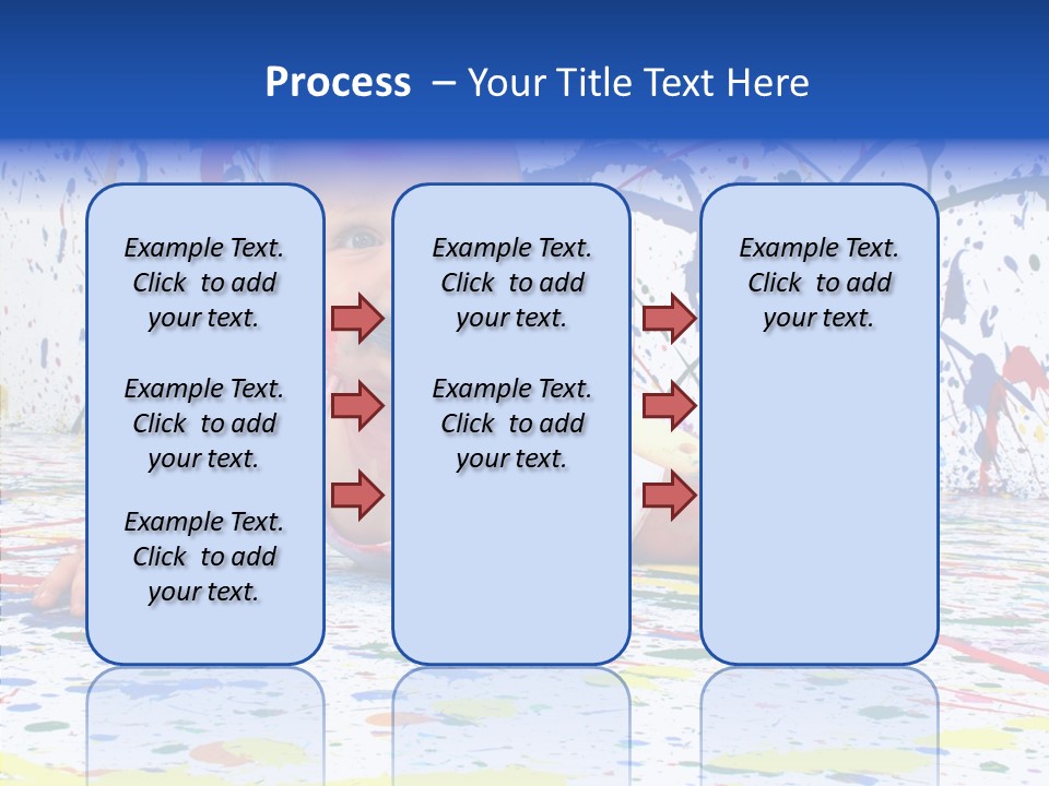 Smile Art Infant PowerPoint Template