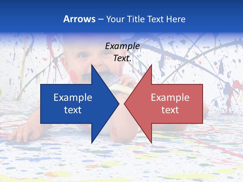 Smile Art Infant PowerPoint Template