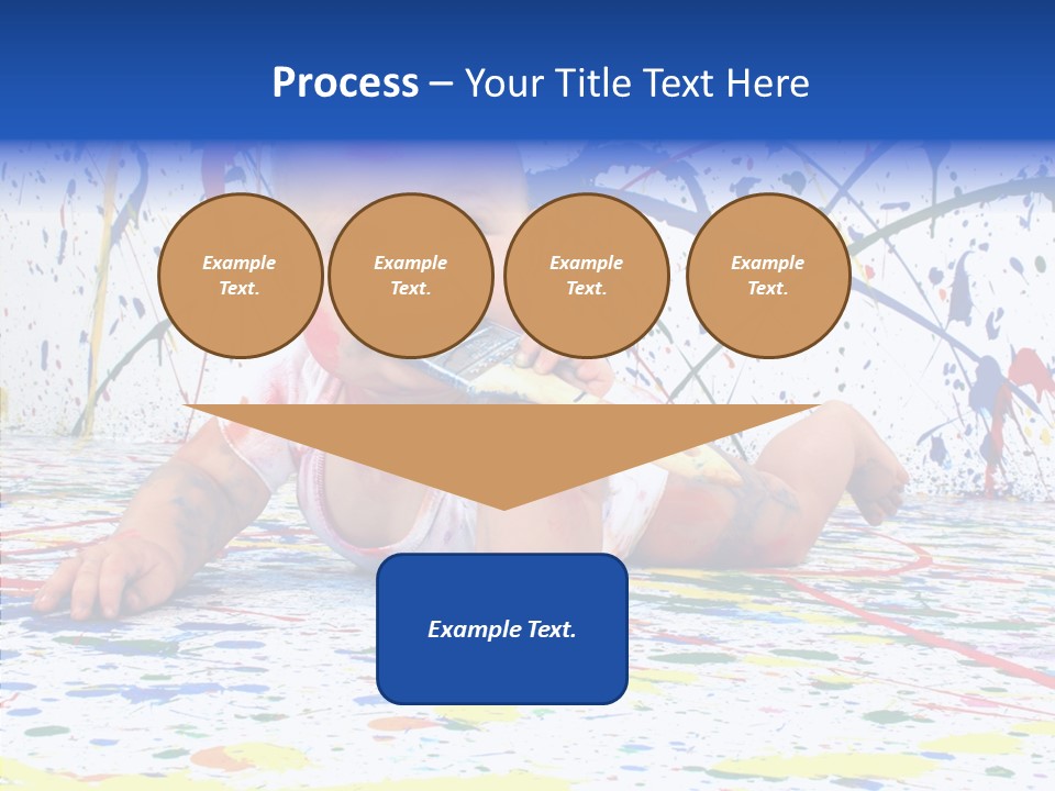 Smile Art Infant PowerPoint Template