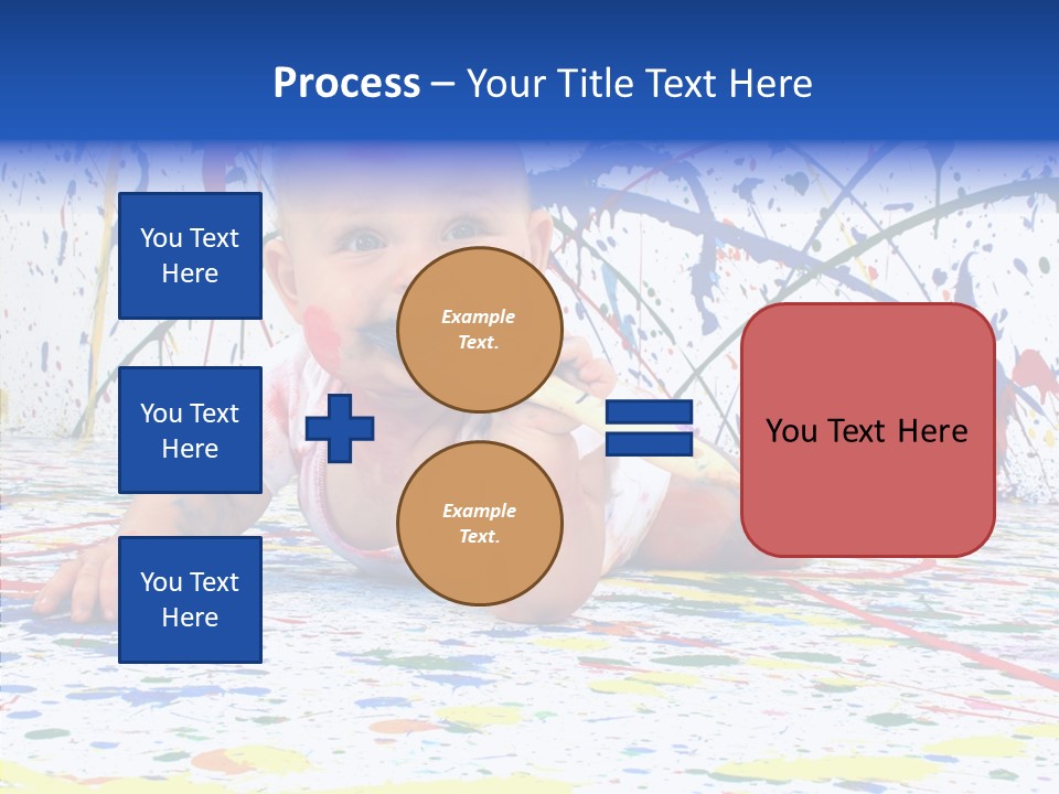 Smile Art Infant PowerPoint Template