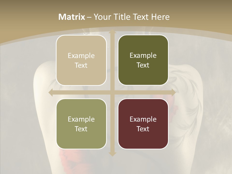 Girl Korea Chinese PowerPoint Template