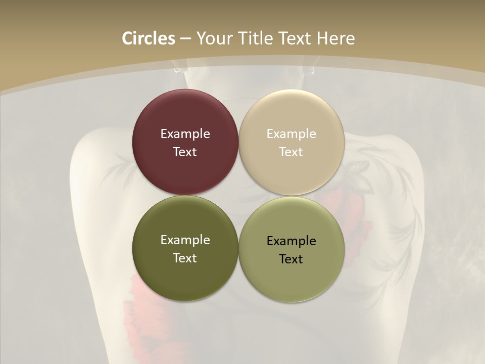 Girl Korea Chinese PowerPoint Template