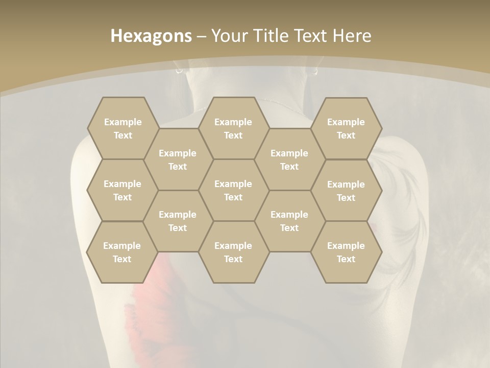 Girl Korea Chinese PowerPoint Template