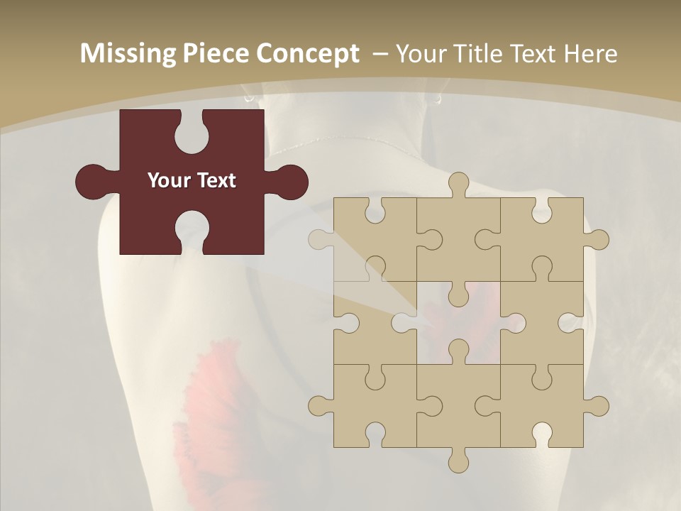 Girl Korea Chinese PowerPoint Template