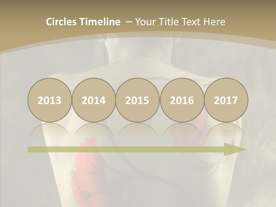 Girl Korea Chinese PowerPoint Template