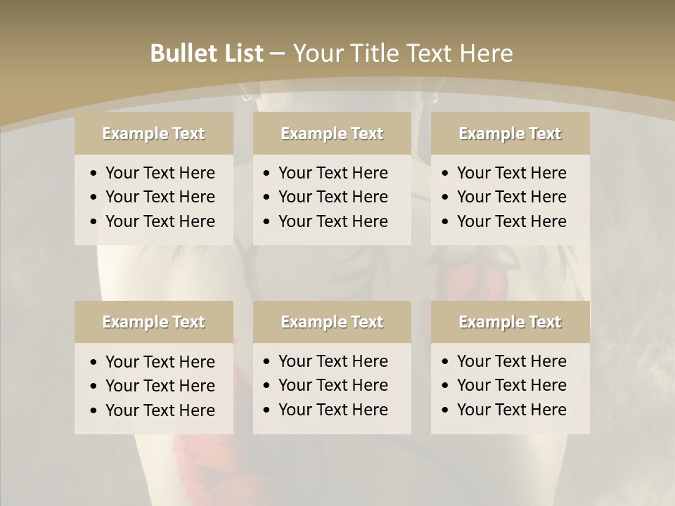 Girl Korea Chinese PowerPoint Template