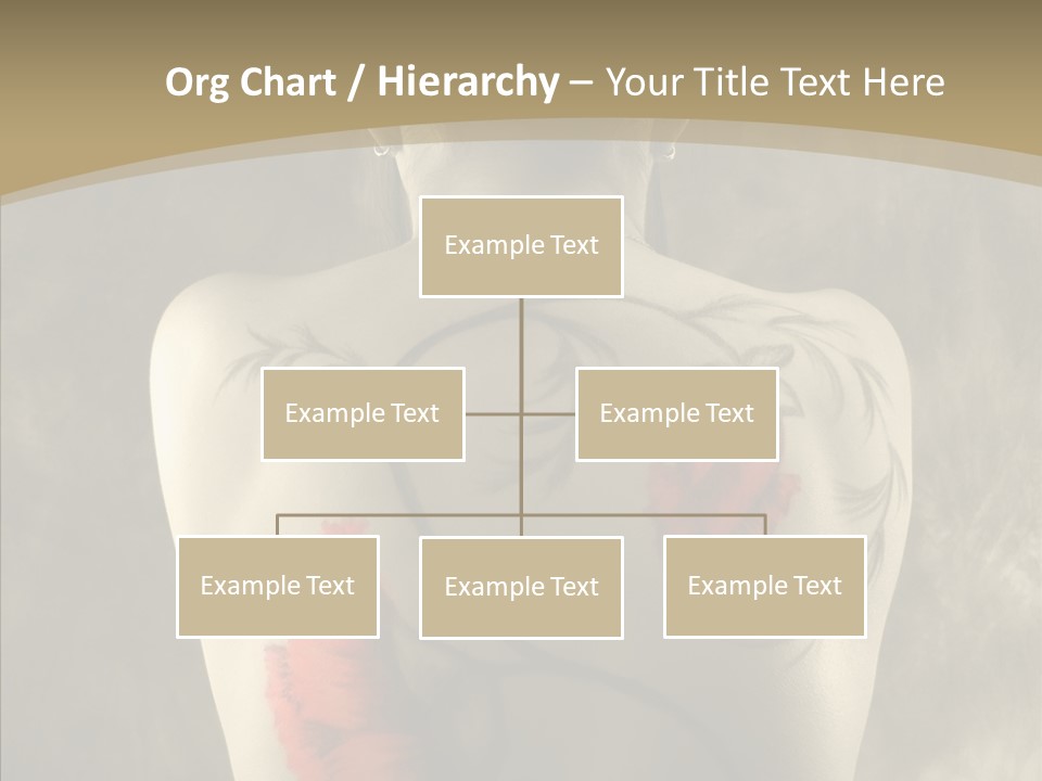 Girl Korea Chinese PowerPoint Template